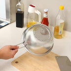 GREATLINK Fine Mesh Strainer and Colander for Kitchen with Handle, Stainless Steel Pasta Strainer/Kitchen Funnel/Collander/Sifter for Strain/Wash Vegetables, Fruits, Spaghetti, Rice (10＂)