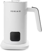 KORSAIR Electric Milk Frother 4-in-1 for Hot & Cold Foam | Automatic Milk Steamer & Warmer Machine for Latte, Cappuccino, Coffee | Quiet, Large Capacity, Easy Clean