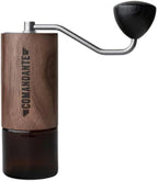 COMANDANTE C40 MK4 Nitro Blade Liquid Amber/Stainless Steel Coffee Grinder, Silver/Brown, Silver/Brown