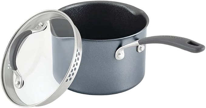 Circulon A1 Series with ScratchDefense Nonstick Induction Pots and Pans Cookware Set, Induction Cookware, Kitchen Essentials, 9-Piece, Graphite
