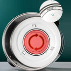 3-Tier Stainless Steel Electric Food Steamer - Automatic Heating for Healthy Cooking, Ideal for Breakfast, Meal Prep & Family Meals, Easy to Use & Clean