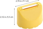 3Pcs Anti-splash Paring,Household Grater Planer Multi-Function Self-Stand Easy-Pouring Vegetable Slicer Storage Anti Splash Peeler Kitchen Peeling Tool (Yellow)