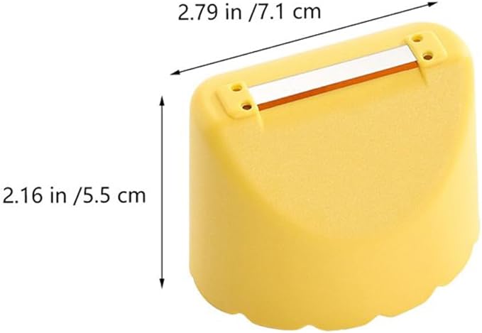 3Pcs Anti-splash Paring,Household Grater Planer Multi-Function Self-Stand Easy-Pouring Vegetable Slicer Storage Anti Splash Peeler Kitchen Peeling Tool (Yellow)