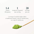 Naoki Matcha Ujitawara Special Blend Masters Collection Matcha – Authentic Japanese Ceremonial Grade Matcha Green Tea Powder from Uji, Kyoto (40g / 1.4oz)