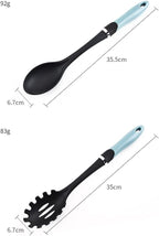 8pcs Nylon Cooking Tools Kitchen Utensils Set Quality Handles Cooking Tool Non Toxic Kitchen Gadgets Nonstick Cookware