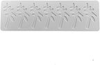 3D Hollow Leaf Fondant Lace Mold Multi Leaves Flower Candy Mold Chocolate Sugar Craft Cake Decoration Cupcake Top (C Coconut Tree_11.52 * 3.6 * 0.12inch)