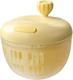 Simple Operation Salad Spinner for Efficiently Washing Your Favorite Vegetables (yellow)