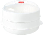 Microwave Vegetable Steamer, Microwave Steamer for Vegetables, Microwave Heating Bowl, Micro Cookware for Cooking (2 - Layer)