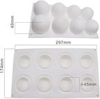 Chocolate Sphere Mold Ball Round Mold Shape Silicone Chocolate Cake Mousse Dessert Baking Pastry Bakeware