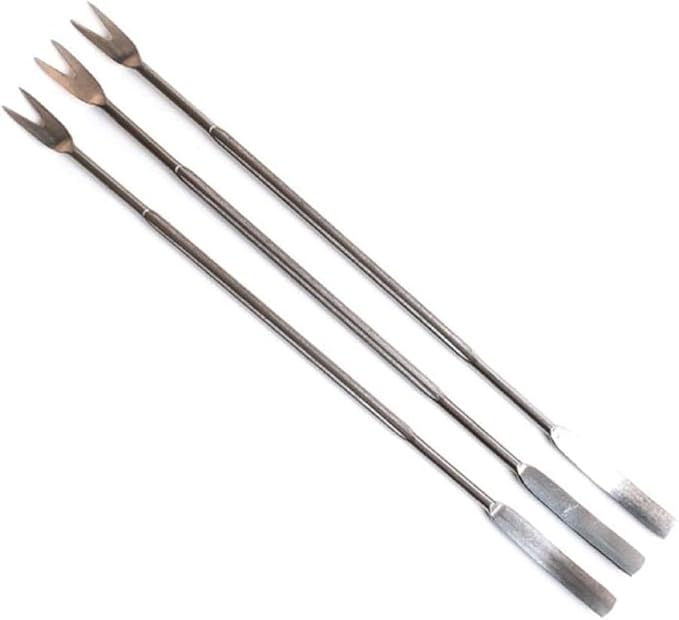 3Pcs Silver Seafood Tools Seafood Forks Lobster Forks Nut Stainless Steel Picks Nut Picks And Specialty Tools and Gadgets