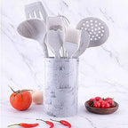Silicone kitchenware Cookware Cooking Tools Shovel Spoon kitchen utensils sets dishes accessories gadgets Set(With Rice Spoon)
