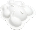 Silicone Mousse Mold, Christmas Turkey Silicone Cake Pan, Dishwasher Safe, Lightweight, Easy Storage, for Mousse Cake, Bread, Brownie (A_ Turkey)