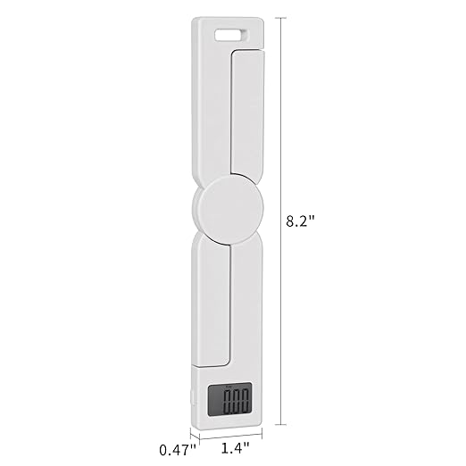 Folding Digital Kitchen Scale, Portable Food Scale, Travel Food Scale with LCD Display, Multiple Unit Conversion, Compact Small Scale for Measuring Intake of Healthy