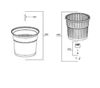Dynamic E002 Manual Salad Spinner 5 Gallons, Dries up to 6-8 Heads of Lettuce