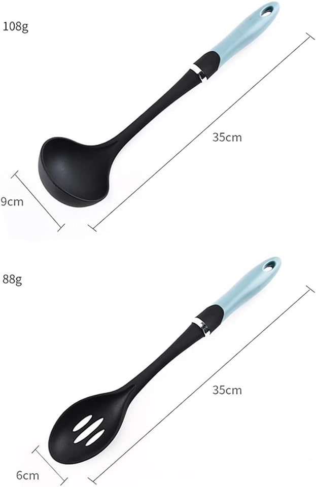8pcs Nylon Cooking Tools Kitchen Utensils Set Quality Handles Cooking Tool Non Toxic Kitchen Gadgets Nonstick Cookware