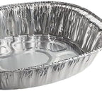 Disposable Oval Roasting Pan - Durable Turkey Roaster Pans Extra Large, Heavy-Duty Aluminum Foil, Deep, Oval Shape for Chicken, Meat, Brisket, Roasting, Baking, Recyclable (50)