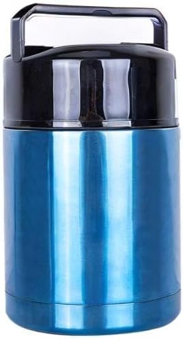 Meichoon Large Food Jars & Canisters 35 oz Vacuum Insulated for Cooking, Stainless Steel Interior Leak Proof Soup Jar & Food Storage Container, BM02 Blue