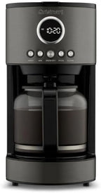 Cuisinart DCC-1220BKSFR 12 Cup Coffeemaker, Stainless Steel Black - Certified Refurbished
