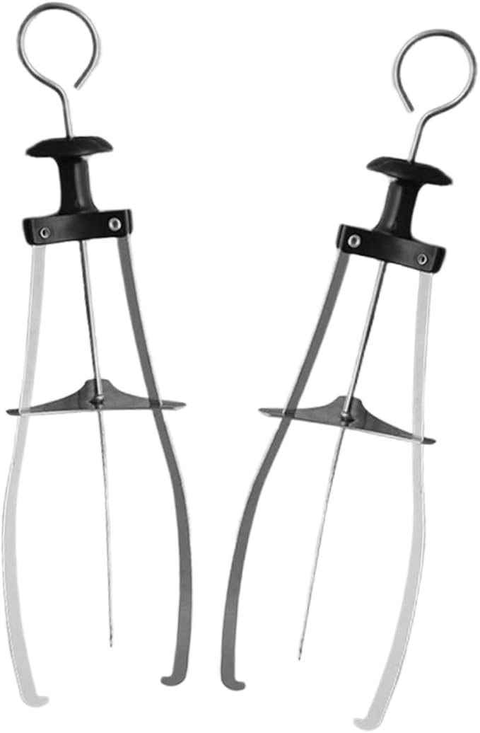 Healifty 2Pcs Bowl Clip Set 11 Inch Hot Plate Grabber Tool Microwave Safe Dish Lifters Kitchen Utensil for Safe Bowl and Plate Handling