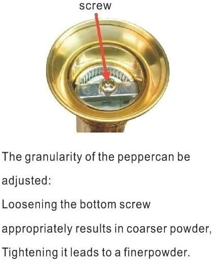 Original Greek Pepper Mill, European Style Salt and Pepper Grinder, 9-Inch (Copper)
