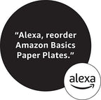 Amazon Basics Paper Plates | 8.62 Inch | Disposable | 600 Count