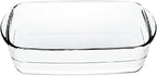 Ishigaki Delish Life 4615 Heat Resistant Glass Tableware Cake Pan Au Gratin Dish Rectangular 30.4 fl oz (900 ml)