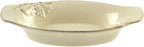 Casafina Ceramic Stoneware 13" Oval Gratin - Madeira Harvest Collection, Vanilla Crème | Microwave & Dishwasher Safe Dinnerware | Food Safe Glazing | Restaurant Quality Serveware