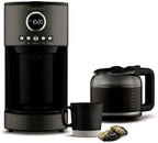 Cuisinart DCC-1220BKSFR 12 Cup Coffeemaker, Stainless Steel Black - Certified Refurbished