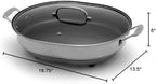Cuisinart Oval Electric Skillet, 1500-Watt Nonstick, CSK-150NAS, Brushed Stainless