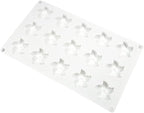 Chocolate Silicone Molds Flower Cake Baking Silicone Mold, Baking Moulds for Making Hot Chocolate, Jelly, Ice Cubes, Pudding, Mousse (E_ Flower)