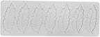 3D Hollow Leaf Fondant Lace Mold Multi Leaves Flower Candy Mold Chocolate Sugar Craft Cake Decoration Cupcake Top (I Feather_11.8 * 4.2 * 0.12inch)