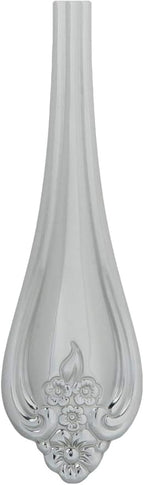 Oneida Silverware Set, Boutonniere 45 Piece Everyday Flatware Set, Service For 8, 18/0 Stainless Steel Silverware Sets, Mirror Finish, Dishwasher Safe, Home And Kitchen Utensils (Silver, 45 Piece)