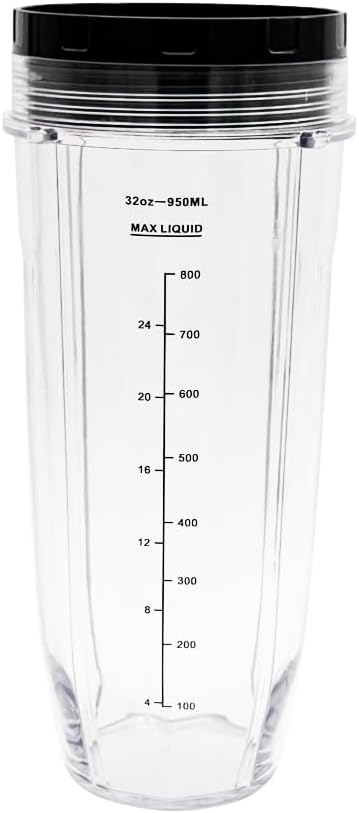2 pcs 32ozCup with sealing lids and steam-release button Lid,Compatible with Ninja BN400, BN401,CL401A, CL405CO, CO351B, SS100,SS150,SS151,SS300,SS400,SS401,BN750,BN751,BN800, BN801, BN801C, DB751A