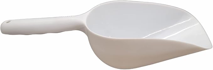 Handy Housewares Jumbo Plastic Scoop - 12" Large Food Scoop for Flour, Sugar, Cereal, Pet Food, Gardening