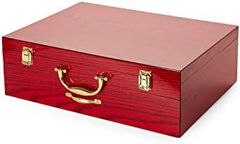 75-Pc Luxury Flatware Set for 12 w/Storage Case 24K Gold Premium Dining Cutlery Service - 18/10 Surgical Stainless Steel Silverware Hostess Serving Set