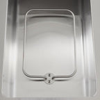 STE-4SA Four Pan Electric Steam Table, 120V 2000W, Stainless Steel, 57x30x34 Inches, Open Well with Undershelf, Commercial Food Warmer