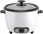 Courant large rice cooker, 30 Cup cooked One-Touch large capacity rice cooker family Removable Non-Stick Bowl, with steamer try, white