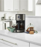 Cuisinart DCC-1220BKSFR 12 Cup Coffeemaker, Stainless Steel Black - Certified Refurbished