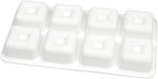 mostsom Silicone Molds Mousse Mold Square Silicone Candy Molds For Chocolate Truffle Mousse Cake Dessert Mold DIY Baking Mold Baking Tool 8-Cavity Butter Mould (H_ Small Square)