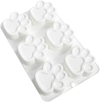Silicone Mousse Mold Bear Cat Paw Non-Stick Baking Molds for Homemade Chocolate, Jelly, Pudding, Ice Cream, Cheesecake and Cupcake, Flexible Dessert Decorating Bakeware (G_Bear's Paw)