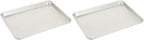 Chigcago Metallic Recyled Aluminum Medium 10x15 Baking Sheet, Made From Recylced Aluminum, Perfect For Roasting Vegetables, Baking Cookies, Making One Sheet Meals (Pack of 2)