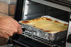 Combo Pack - 2 Large Oven Liners, 1 Toaster Oven Liner, 1 Microwave Liner BPA and PFOA Free; Protect the Bottom of Electric or Gas Oven Toaster Oven Microwave…