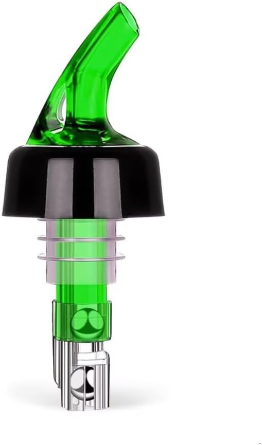 Measure Pourer Drinks Wine Cocktail Beverages Dispenser,Automatic Measured Bottle Pourer Spout,Quick Shot Spirit,Ideal Cocktail Home Bar Tools 1oz/30ml Green