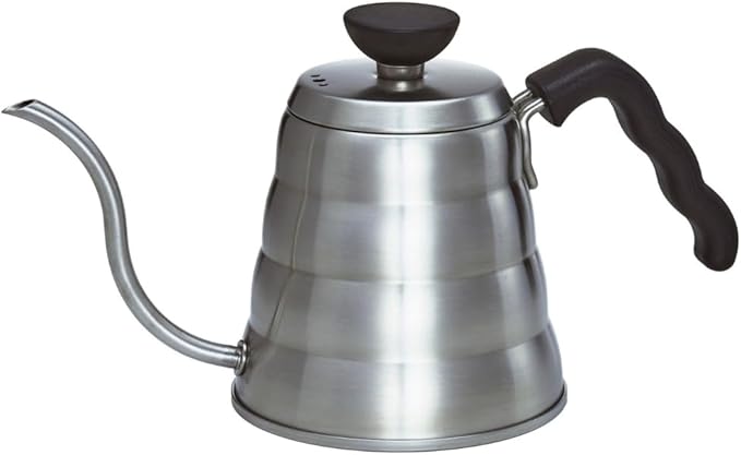 Hario V60 "Buono" Drip Kettle Stovetop Gooseneck Coffee Kettle 700ml, Stainless Steel, Silver