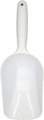 Handy Housewares Jumbo Plastic Scoop - 12" Large Food Scoop for Flour, Sugar, Cereal, Pet Food, Gardening