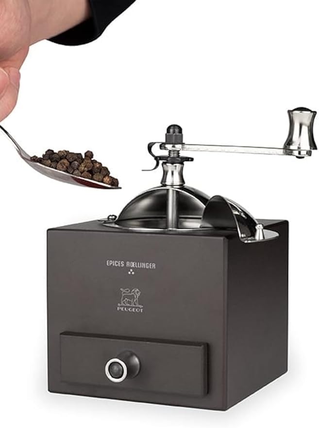 Peugeot Olivier Roellinger 5.25 Inch Pepper Mill, Chocolate