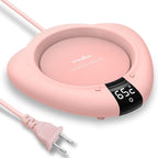 TRILINK Coffee Mug Warmer (No Cup), Electric Cup Warmer for Desk, 3 Temperature Levels, Auto Shut Off, Portable Mug Heater for Coffee, Beverage, Milk, Tea and Hot Chocolate, Pink