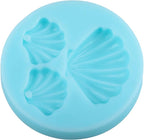 Shell Fondant Silicone Molds for Cake Decorating Cupcake Topper Candy Gum Paste Polymer Clay