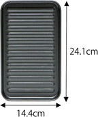 Takagi Metal Industrial FW-TB Grill Plate, Toaster Oven, Tray, Grill, Grill, Toaster Plate, Toaster Pan, Toaster Cooking, Aluminum Tray, Large, Made in Japan, Fluorine W Coat, Dual Plus