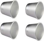Set of 6 Nonstick Individual Tumblers Popovers| Chocolate Molten Pans| Pudding Cups| Raspberry Souffle Pot| Darioles Ramekins Brownies Mold - Size 3 Inches